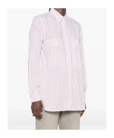 Herno Vertical-stripe Long-sleeve Shirt In Pattern