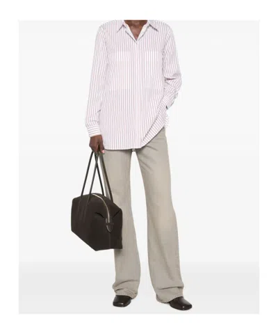 Herno Vertical-stripe Long-sleeve Shirt In Pattern