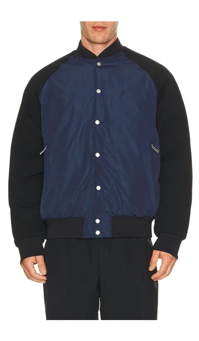 On Courtside Bomber In Blue