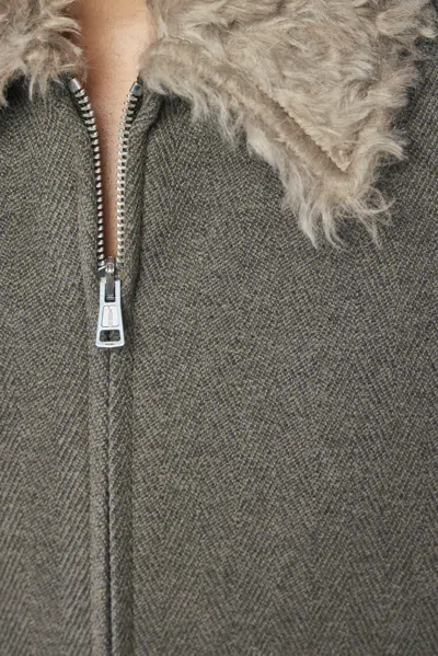 Our Legacy Wool Blend Single Breasted Coat In Grey