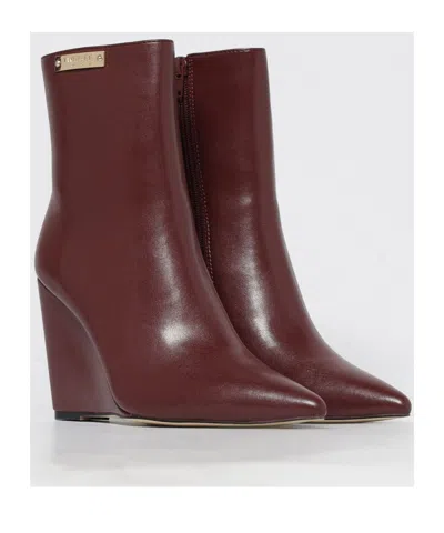Twinset 100mm Pointed-toe Boots In Red