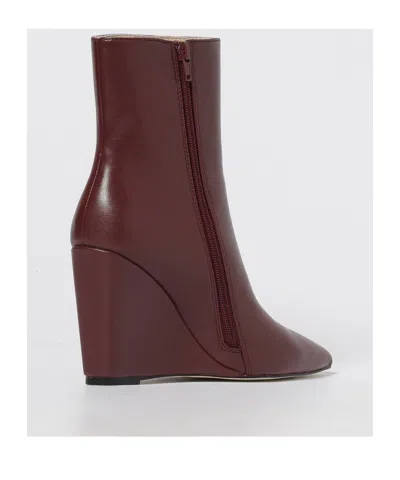 Twinset 100mm Pointed-toe Boots In Red