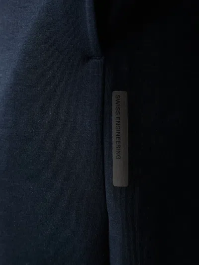 On Focus Tech Logo-print Drawstring Track Pants In Blue