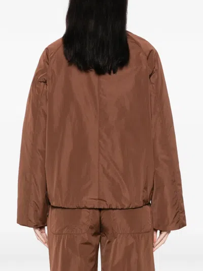 Susanne Bommer Flap-pocket Jacket In Brown
