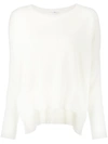BARBARA CASASOLA cashmere knitted long sleeve top,DRYCLEANONLY