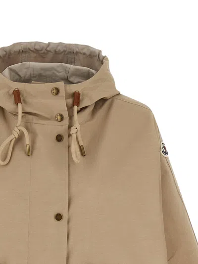 Moncler Parka In Beige