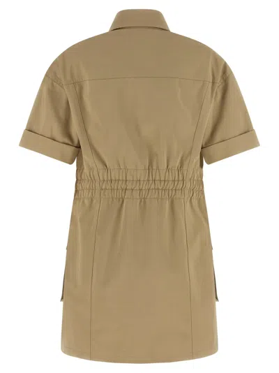 Balmain Dress In Camel