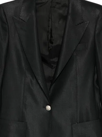 Tagliatore Wool Single-breasted Blazer In Multi
