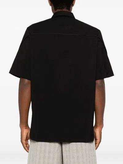 Givenchy Zip-front Shirt In Black