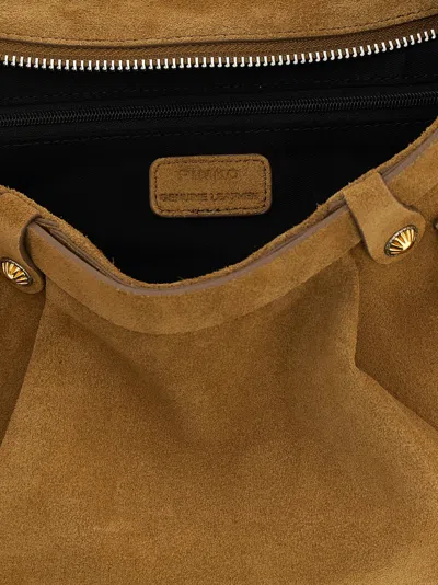 Pinko Shoulder Bag In Tan