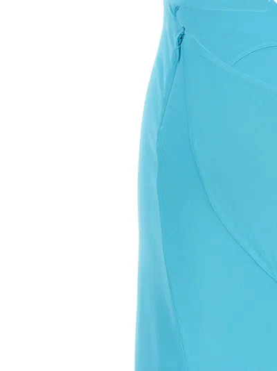Tom Ford Impossible Skirt In Turquoise