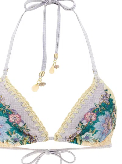 Zimmermann Indra Bikini In Lavender