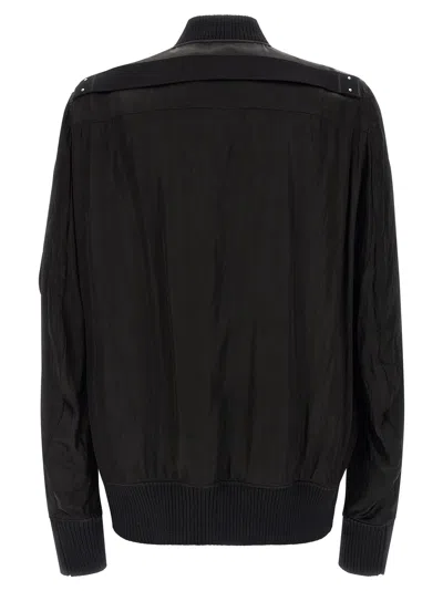 Rick Owens Bomber Jacket In Black