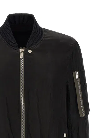 Rick Owens Bomber Jacket In Black