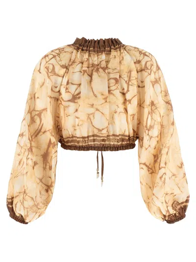 Zimmermann Indra Sweatshirt In Cream
