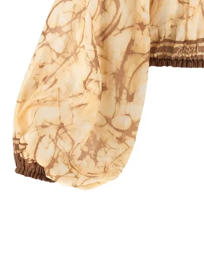 Zimmermann Indra Sweatshirt In Cream