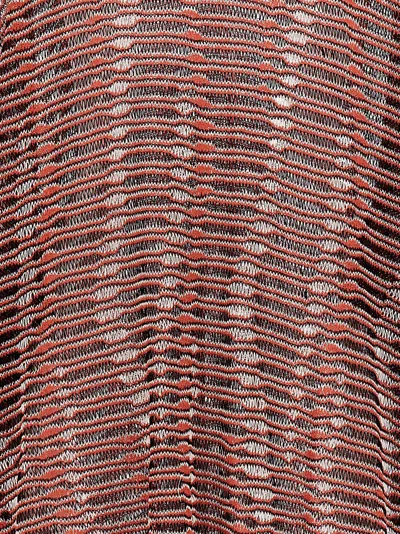 Vitelli Multicolor Wave Jacquard Sweater In Brown