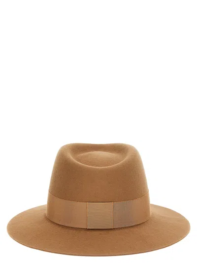 Maison Michel Fedora In Camel