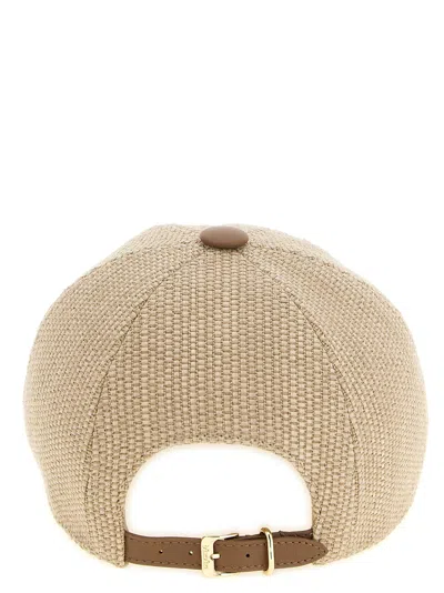 Max Mara Baseball Cap In Cream