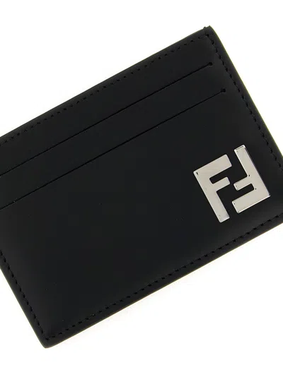 Fendi Card Case In Black