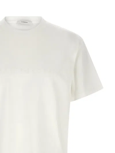 Givenchy Tone-on-tone Jacquard T-shirt In White