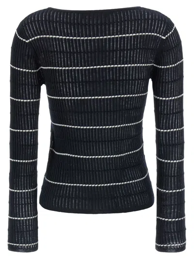 Max Mara Studio Sweater In Navy