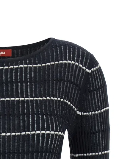 Max Mara Studio Sweater In Navy