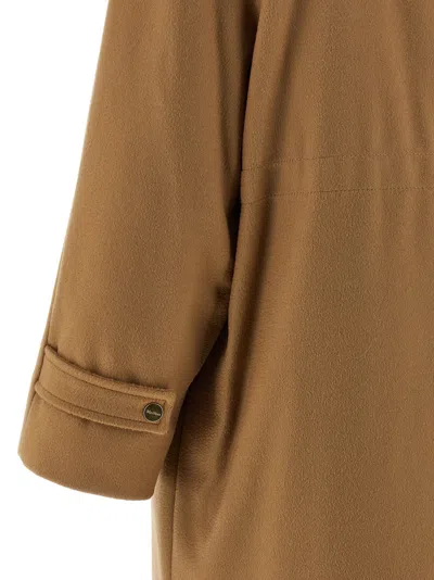 Max Mara Studio Coat In Camel