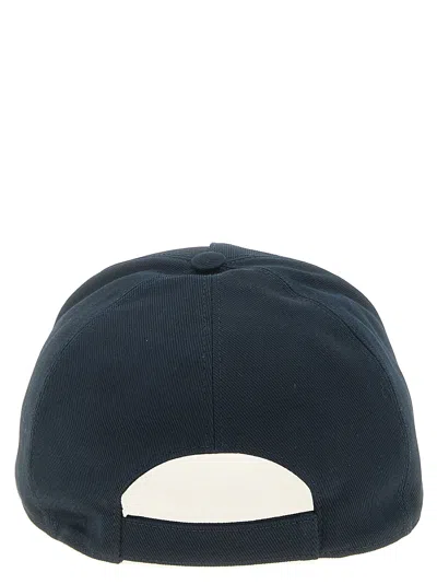 Fendi Patch Logo Baseball Cap In Navy