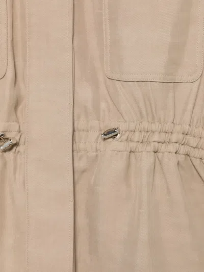 Fay Cotton Overshirt In Neutral