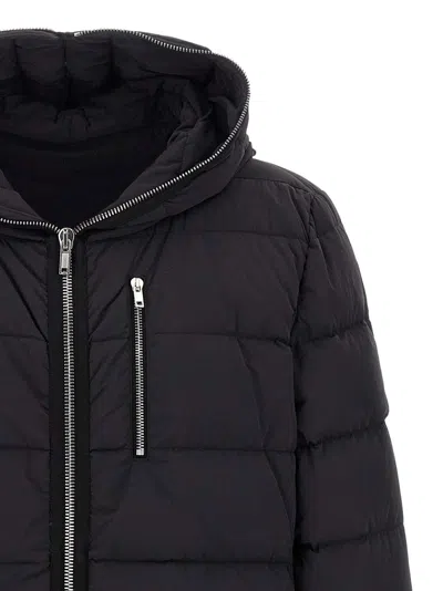 Rick Owens Down Jacket In Black