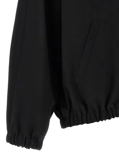 Courrèges Courreges Buckle-collared Bomber Jacket In Black