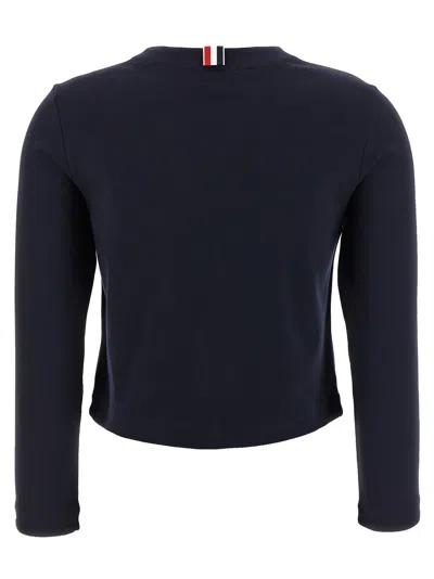 Thom Browne Cardigan In Blue