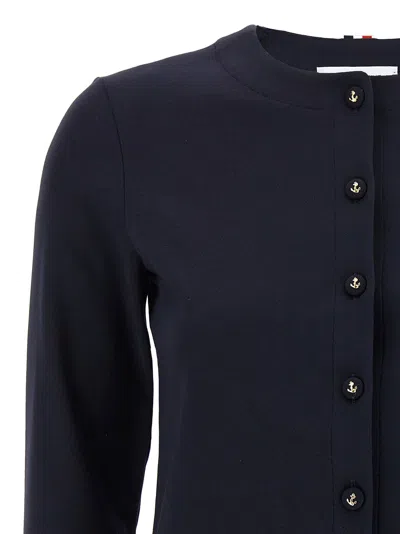 Thom Browne Cardigan In Blue