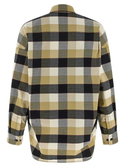 Missoni Check Pattern Shirt In Tan