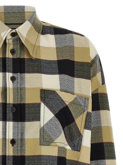 Missoni Check Pattern Shirt In Tan
