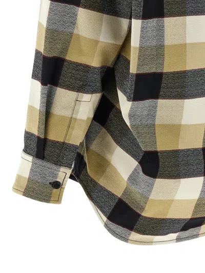Missoni Check Pattern Shirt In Tan