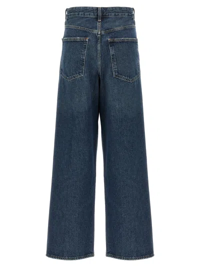 Agolde Vana Fold Jeans In Blue
