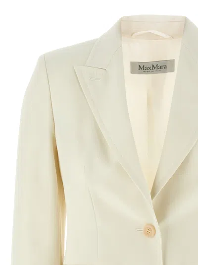 Max Mara Palchi Blazer In Cream