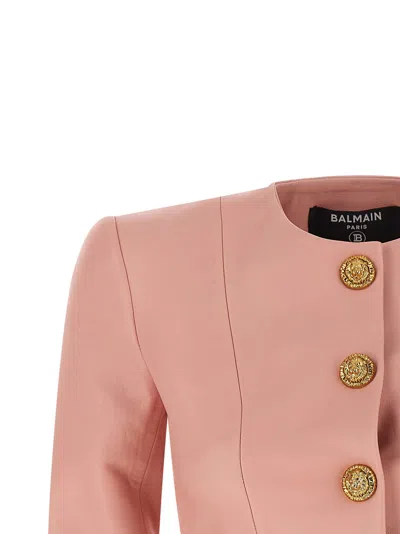 Balmain Blazer In Pink