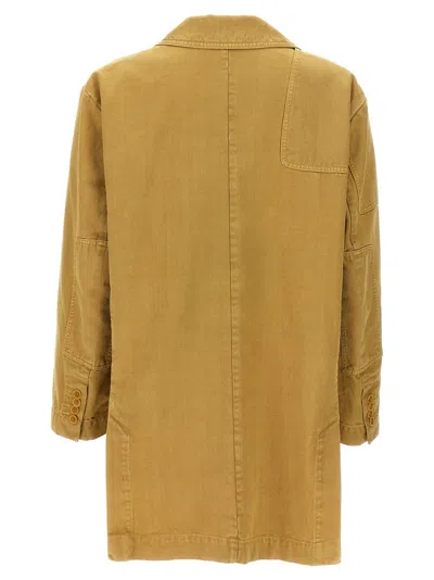 Max Mara Dizzy Blazer In Gold