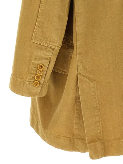 Max Mara Dizzy Blazer In Gold