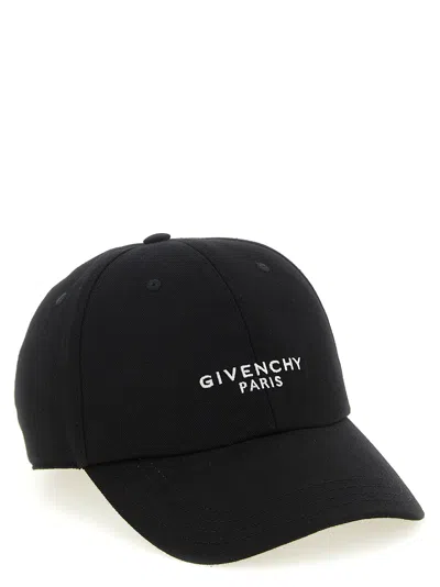 Givenchy Logo-embroidered Cotton Baseball Cap In Black