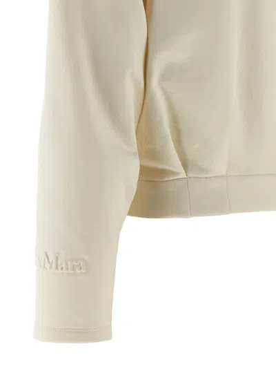 Max Mara Argenta Sweatshirt In Cream