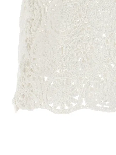 Comme Des Garçons Comme Des Garcons Macramé T-shirt In White