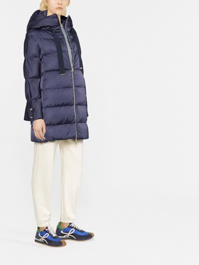 Herno Quilted Goose Down Down Jacket In Blue