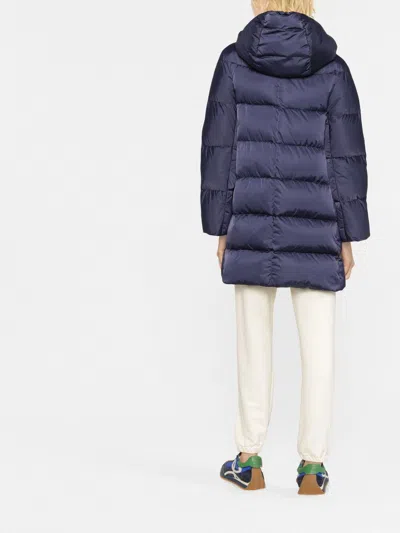 Herno Quilted Goose Down Down Jacket In Blue