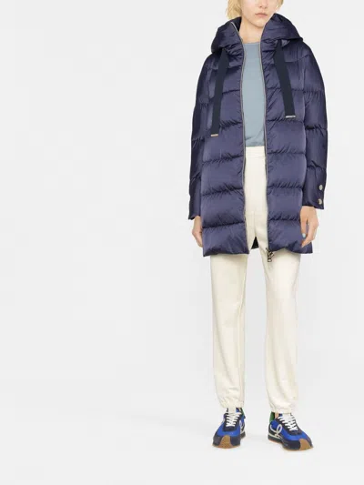 Herno Quilted Goose Down Down Jacket In Blue