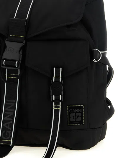 Ganni Backpack In Black