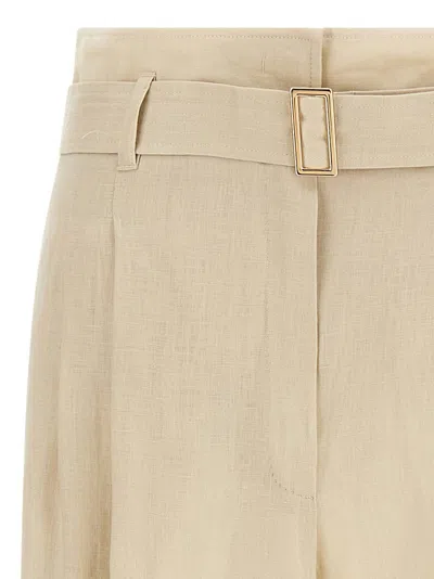 Max Mara Studio Trousers In Cream